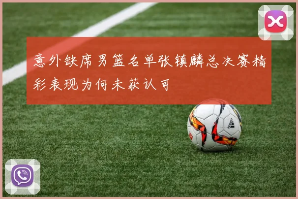 意外缺席男篮名单张镇麟总决赛精彩表现为何未获认可